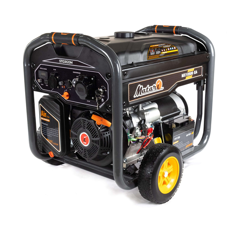 Генератор бензиновий MATARI 1 фаза (220В), 7,5кВт, (MX10500EA)